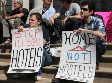 The City Council adopted a bill substantially increasing fines for illegal hotels, even airbnb users.