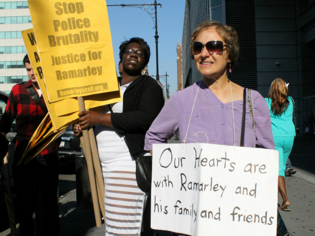 Ramarley Graham supporters.