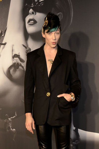 Johnny Weir at the launch of Lady Gaga FAME at the Solomon R. Guggenheim museum, Thursday, September 13, 2012.