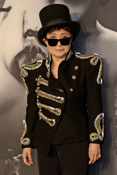 Yoko Ono at the launch of Lady Gaga FAME at the Solomon R. Guggenheim museum, Thursday, September 13, 2012.