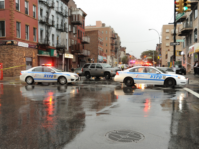 Police at the scene of a RMP crash on Tuesday September 18th, 2012.