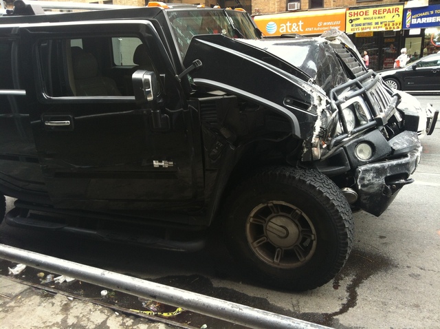 A Hummer smashed into a Chelsea restaurant Sept. 18, 2012, injuring eight people. 