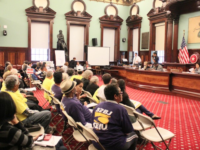 The final public hearing was held at the city council on Wed. Sept 19 2013. 