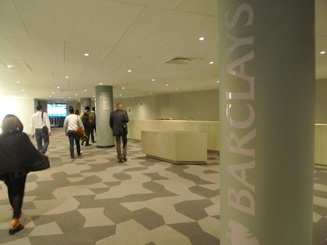 <p>Inside the new Barclays Center.</p>
