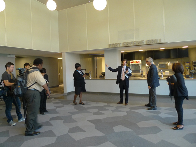 <p>Inside the new Barclays Center.</p>

