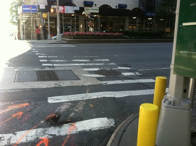An 80-year-old man was struck and killed by a car at Park Avenue and East 59th Street Sept. 22, 2012. 