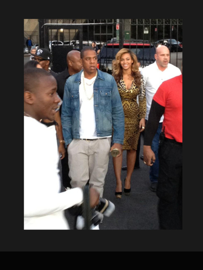 Beyonce and Jay-Z visited La Marina restaurant and bar on Dyckman Street in Inwood on Sept. 23, 2012. 
