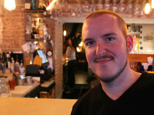 Michael Brady, general manager of The Clock Café and Martini Bar.