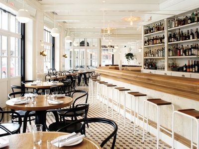 The Standard Grill draws a mixed and interesting crowd of fashion industry workers, finance professionals, tourists from the High Line and hotel guests.  
