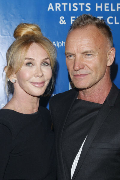 Trudie Styler and Sting at the Cinema for Peace dinner at the Harvard Club, Tuesday, September 25, 2012. 
