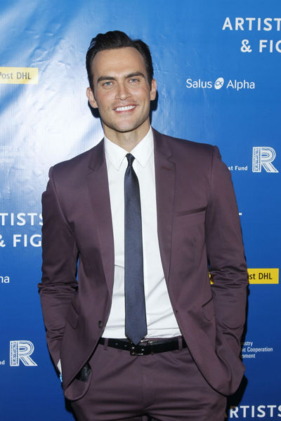 Cheyenne Jackson at the Cinema for Peace dinner at the Harvard Club, Tuesday, September 25, 2012. 