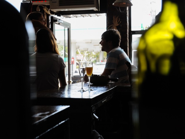 <p>Diners sat at the bar at Il Passatore on Bushwick Avenue.</p>

