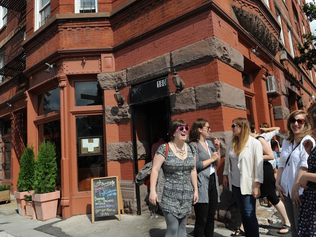<p>Diners left Brooklyn Label in Williamsburg.</p>
