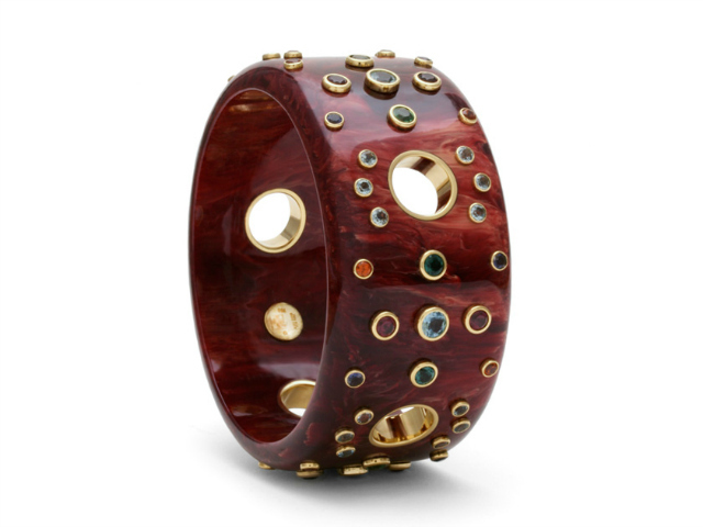 A bangle bracelet by Mark Davis.