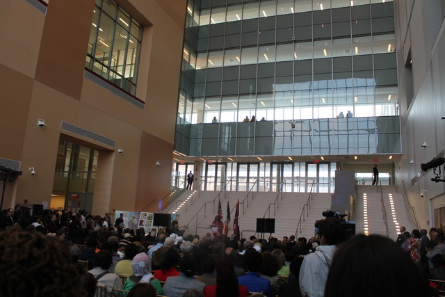 Inside the new $325 million Mural Pavilion.