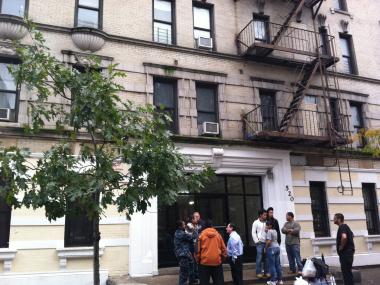 Three families were forced to leave their apartments at 520 W. 183rd St. after inspectors found unsafe illegal construction.