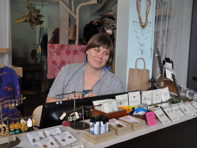 <p>Karin Peran now sells supplies at Better Than Jam boutique in response to artists' requests.</p>
