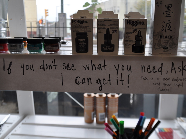 <p>Karin Peran's philosophy is to order what artists request for her shop Better Than Jam.</p>
