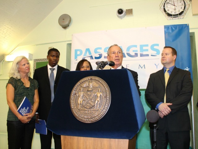 <p>Mayor Michael Bloomberg said the Young Men's Initiative is helping young black and Latino men turn their lives around.</p>
