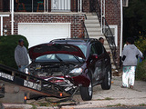 SUV Slams into Canarsie Home Monday 