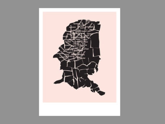 <p>Carin Goldberg's poster "Portrait of a Patriot."</p>
