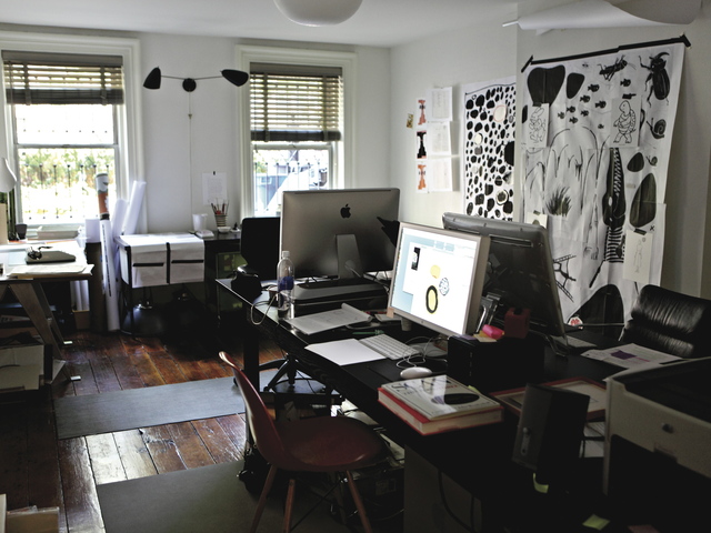 <p>Carin Goldberg's previous studio in Brooklyn.</p>

