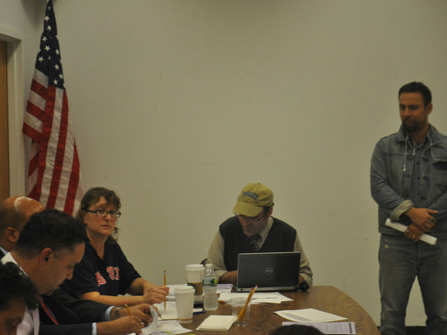 <p>Licensing Committee members review liquor license applications for local business owners.</p>
