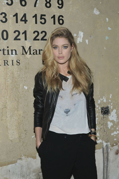 <p>Doutzen Kroes at the lunch of Maison Martin Margiela for H&M at 5 Beekman in the Financial District, Tuesday, October 23, 2012.</p>
