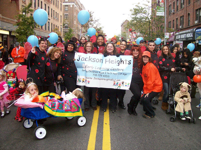 <p>Marchers in the&nbsp;Jackson Heights Halloween Parade.</p>

