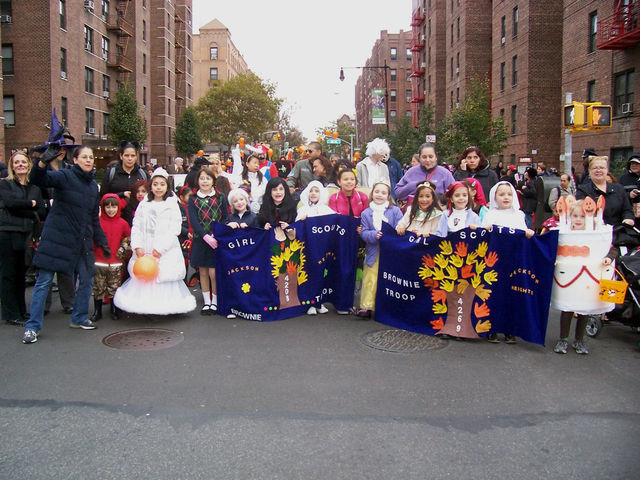 <p>Marchers in the&nbsp;Jackson Heights Halloween Parade.</p>
