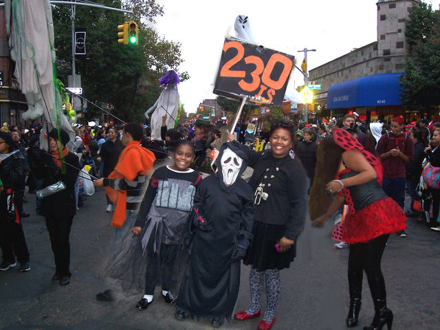 <p>Marchers in the&nbsp;Jackson Heights Halloween Parade</p>

