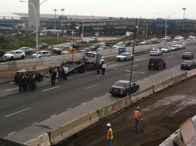 <p>A 20-year-old man was shot on the Grand Central Parkway on Oct. 4, 2012.</p>
