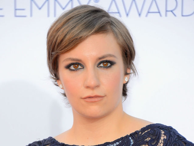 <p>Actress Lena Dunham arrives at the 64th Annual Primetime Emmy Awards at Nokia Theatre L.A. Live on Sept. 23, 2012 in Los Angeles, Calif.</p>
