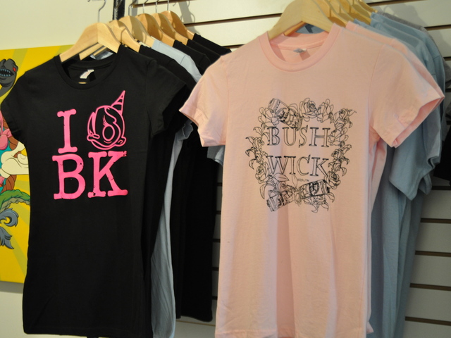 <p>Low Brow offers local art (including t-shirts by Ebert) along with supplies.</p>
