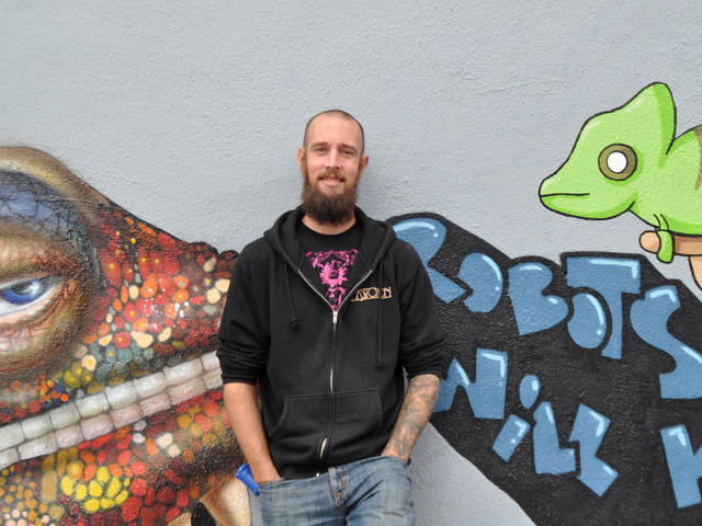 <p>Ebert is using Low Brow to display local street artists' work, but his profits are coming from his art supplies.</p>
