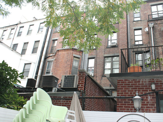 <p>The back patio of Park West will seat 15 to 20 diners.&nbsp;</p>
