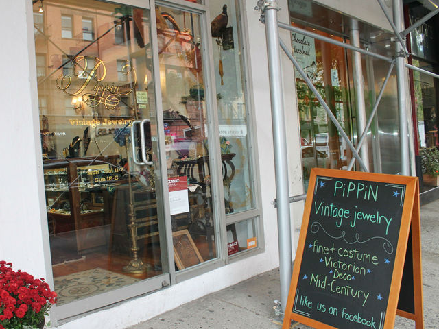 Pippin Vintage Jewelry is on Columbus Avenue between 74th and 75th Streets.
