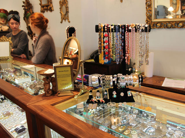 Pippin has both high-end and inexpensive jewelry.