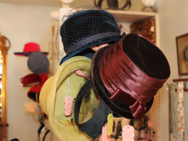 <p>Vintage hats at Pippin on Columbus Avenue.</p>
