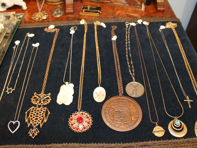 <p>Necklaces on display at Pippin.&nbsp;</p>
