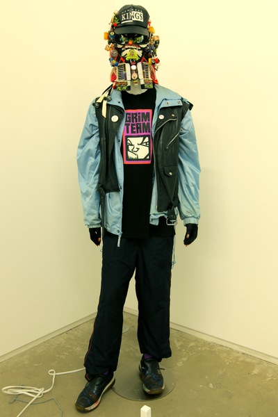 <p>Full costumes were one part of Rammellzee's body of work.</p>
