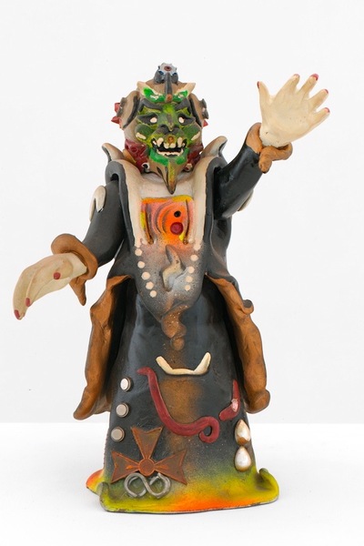 <p>The Rammellzee figurine 'AlphaPositive' will be on display at the Children's Museum of the Arts Oct. 4, 2012 through Feb. 3, 2013.</p>
