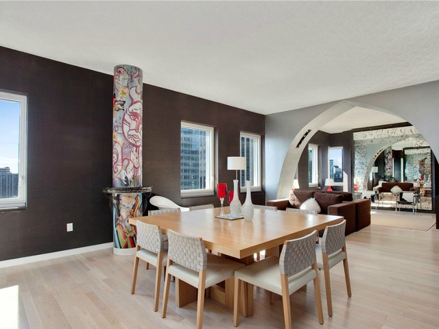 <p>Another spacious dining area in the five-bedroom penthouse duplex in CASSA NY CONDOMINIUMS, at 70 West 45th St., listed by Prudential Douglas Elliman for $35,000 a month.</p>
