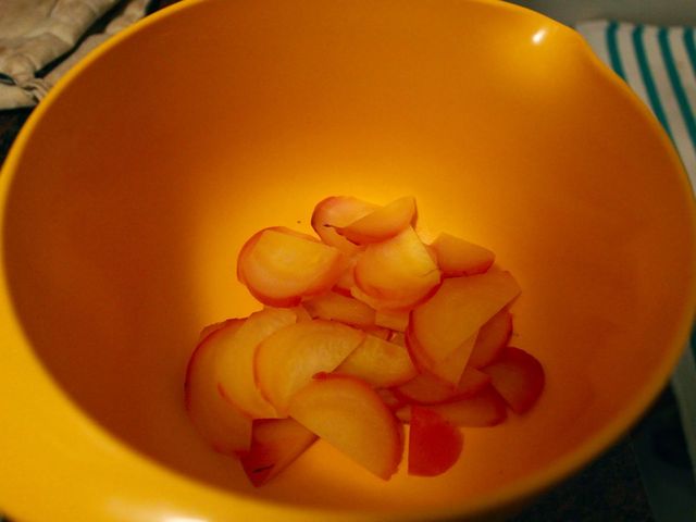 <p>Roasted golden beets.</p>
