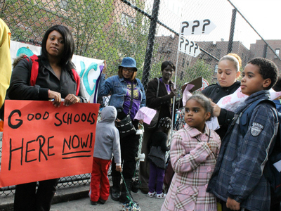 <p>Local parents and students.</p>
