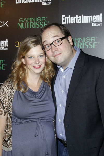 <p>Sue Calloway and John Lutz at Entertainment Weekly's party for 30 Rock's final season at Isola in NoLIta, Wednesday, October 3, 2012.</p>
