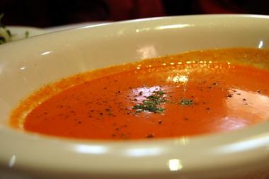 Classic tomato soup is great served cold on a summer evening or warm on a fall day.