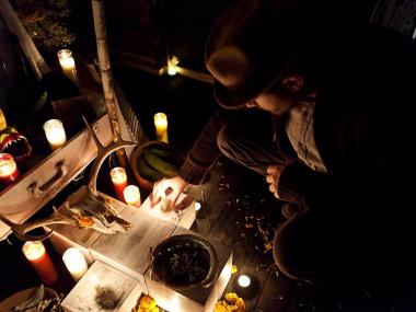 Three Brooklyn artists are organizing a Dia de los Muertos, or Day of the Dead, celebration in Sunset Park on Friday, Nov. 2, 2012.