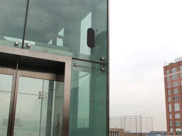 <p>One blp is located on an elevator on the High Line.</p>
