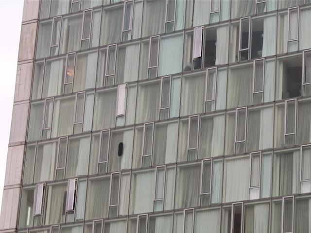 <p>One blp could be found on the north side of The Standard Hotel Oct. 23, 2012.</p>
